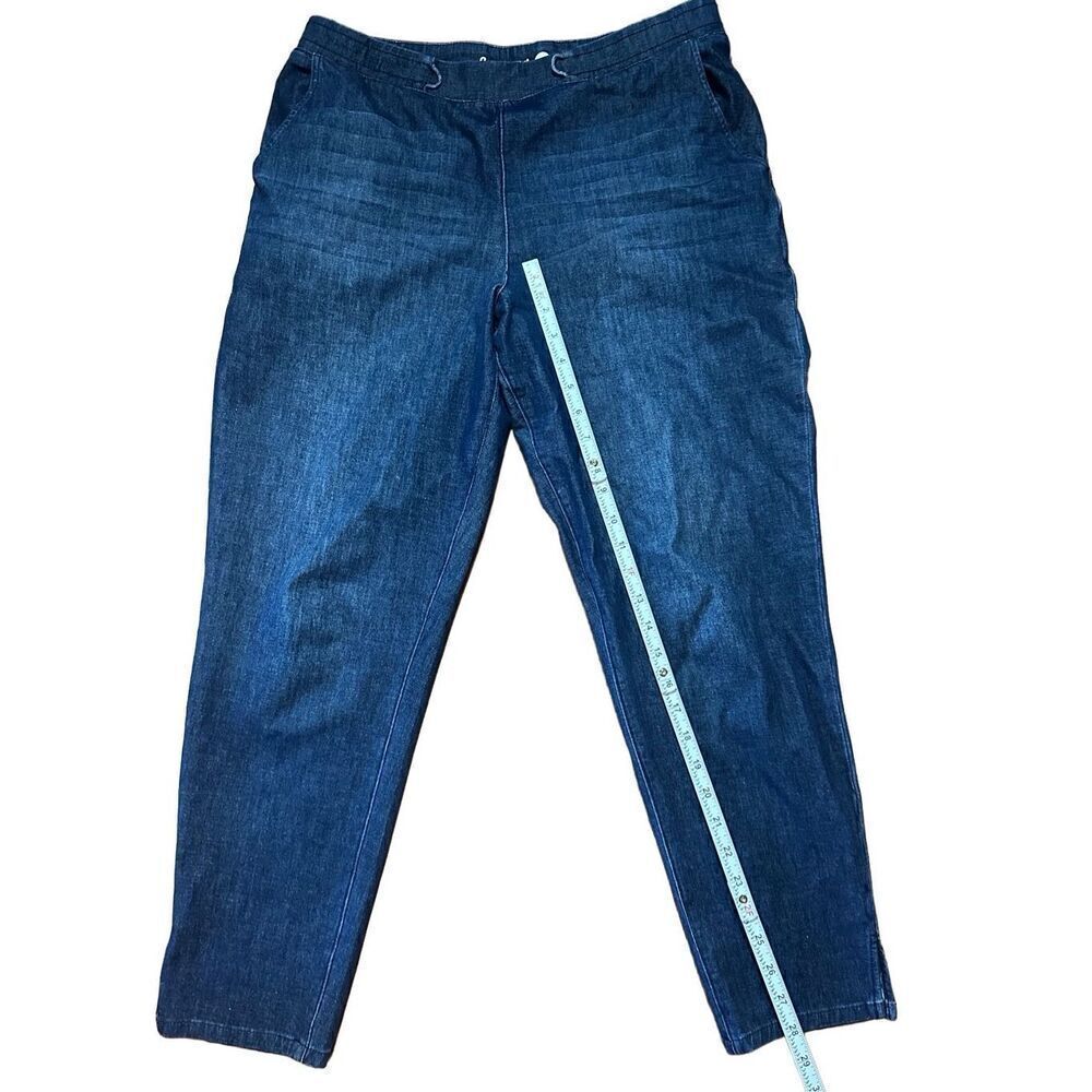 Betabrand womens pull on high rise skinny jeans sz L - Picture 5 of 9